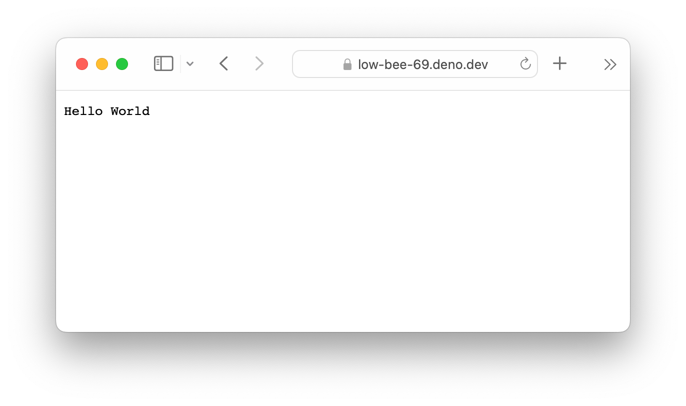 browser showing deno deploy browser showing deno deploy
